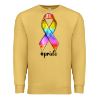 Antique Gold pride ribbon Premium Sweatshirt - texasbilliewilder