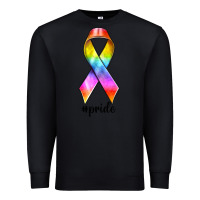 Black pride ribbon Premium Sweatshirt - texasbilliewilder