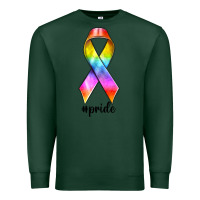Sports Green pride ribbon Premium Sweatshirt - texasbilliewilder