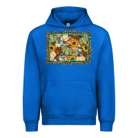 Cobalt Fall pumpkin Urban Hoodie - Artiststas