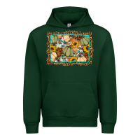 Foreset Green Fall pumpkin Urban Hoodie - Artiststas