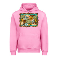 Fuchsia Pink Fall pumpkin Urban Hoodie - Artiststas