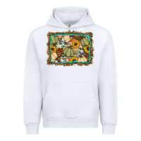 White Fall pumpkin Urban Hoodie - Artiststas