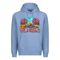 Colony Blue save the pumpkins Premium Hoodie - AdoDesignShop