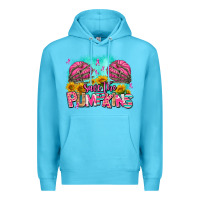 Ocean Blue save the pumpkins Premium Hoodie - AdoDesignShop