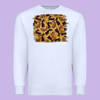 Premium Sweatshirt Bunny Pattern