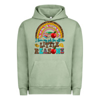 Pigment Oil Green i love my job for all the little reasons Urban Hoodie - AdoDesignShop