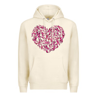 Tofu breast cancer ribbon heart Premium Hoodie - AdoDesignShop