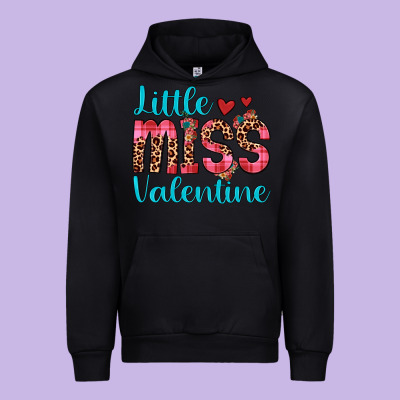 Little Miss Valentine Urban Hoodie Designed By Jahusdesignshop