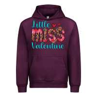 Mauve Wine little miss valentine Urban Hoodie - JahusDesignShop