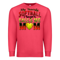 Cardinal my favorite softball player calls me mom Premium Sweatshirt - Zillion Design Studio