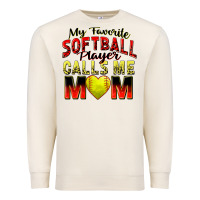 Sandshell my favorite softball player calls me mom Premium Sweatshirt - Zillion Design Studio