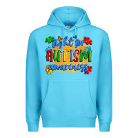 Ocean Blue fight for autism awareness Premium Hoodie - Artiststas