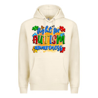 Tofu fight for autism awareness Premium Hoodie - Artiststas