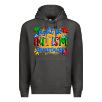 Charcoal Heather fight for autism awareness Premium Hoodie - Artiststas