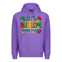 Purple fight for autism awareness Premium Hoodie - Artiststas