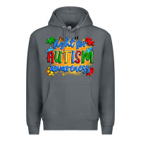 Rock fight for autism awareness Premium Hoodie - Artiststas