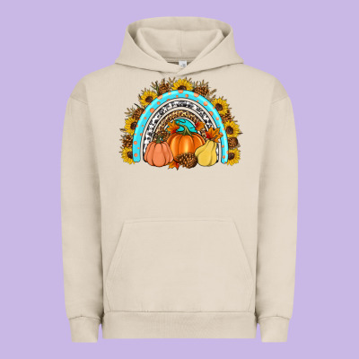 Fall Rainbow Urban Hoodie Designed By Artiststas