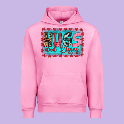 Hugs And Kisses Urban Hoodie Designed By Jahusdesignshop