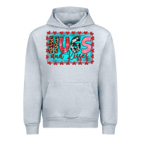 Heather Grey hugs and kisses Urban Hoodie - JahusDesignShop