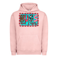 Pigment Salmon hugs and kisses Urban Hoodie - JahusDesignShop