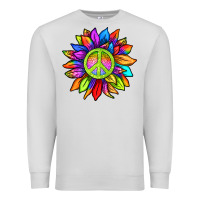Dove Grey pride sunflower Premium Sweatshirt - texasbilliewilder