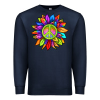 Navy pride sunflower Premium Sweatshirt - texasbilliewilder