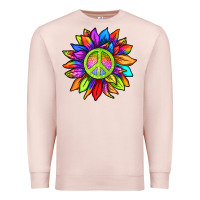 Pale Pink pride sunflower Premium Sweatshirt - texasbilliewilder