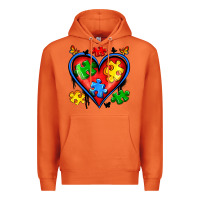 Carrot autism heart Premium Hoodie - Artiststas