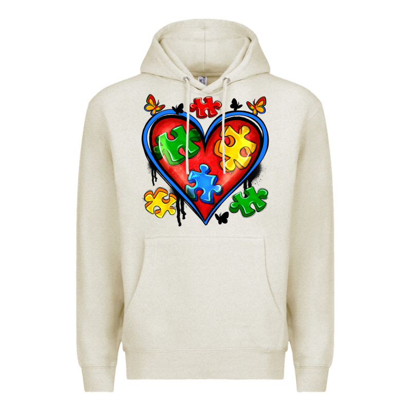 Autism Heart Premium Hoodie by Artiststas | Teevron