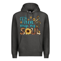 Charcoal Heather then sings my soul Premium Hoodie - JahusDesignShop