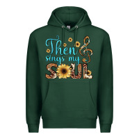 Sports Green then sings my soul Premium Hoodie - JahusDesignShop