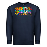 Navy pride vibes Premium Sweatshirt - texasbilliewilder
