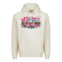 Oatmeal Heather breast cancer nurse Premium Hoodie - AdoDesignShop