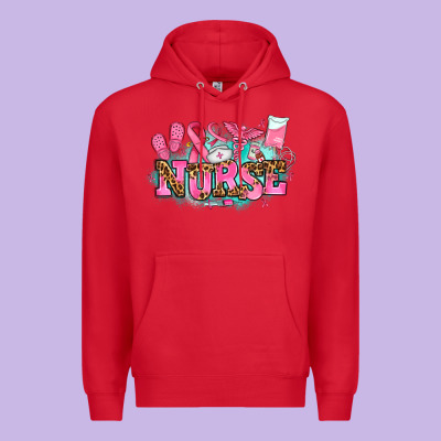 Breast Cancer Nurse Premium Hoodie Designed By Adodesignshop