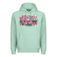 Seafoam breast cancer nurse Premium Hoodie - AdoDesignShop