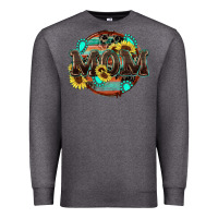 Charcoal Heather western mom Premium Sweatshirt - Zillion Design Studio