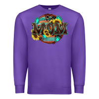 Purple western mom Premium Sweatshirt - Zillion Design Studio