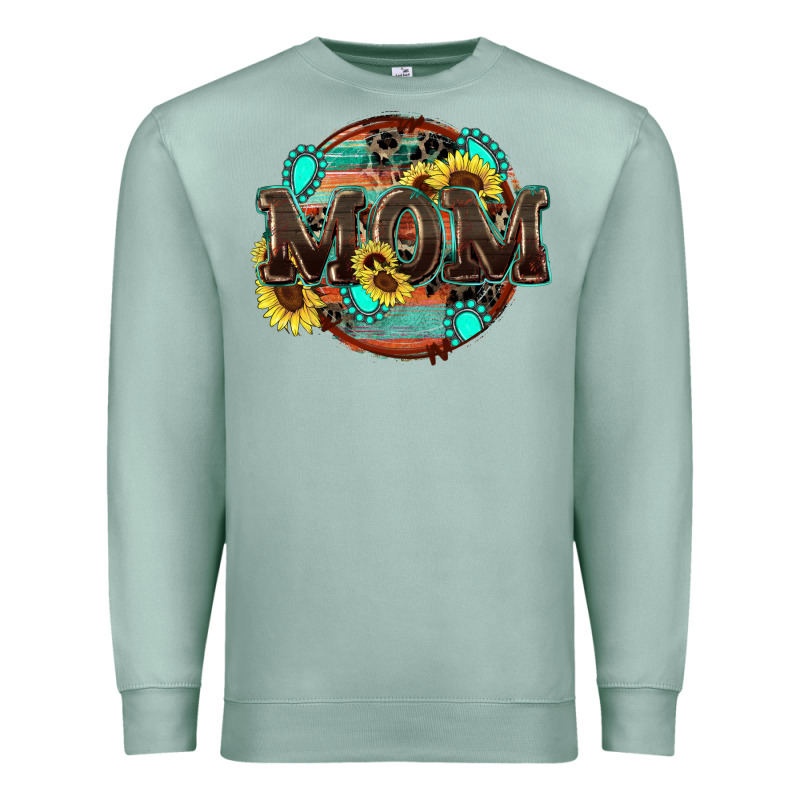 Western Mom Premium Sweatshirt by Zillion Design Studio | Teevron