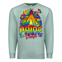 Seafoam pride tribe lgbtq Premium Sweatshirt - texasbilliewilder