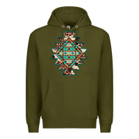 Army Green cowhide leopard gemstone aztec Premium Hoodie - JahusDesignShop