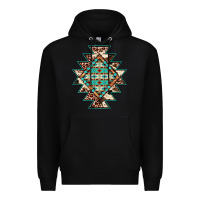 Black cowhide leopard gemstone aztec Premium Hoodie - JahusDesignShop