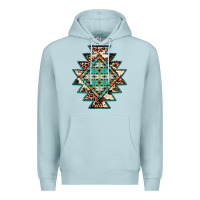 Blue Mist cowhide leopard gemstone aztec Premium Hoodie - JahusDesignShop