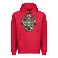 Cardinal cowhide leopard gemstone aztec Premium Hoodie - JahusDesignShop
