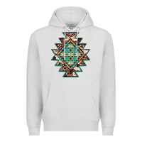 Dove Grey cowhide leopard gemstone aztec Premium Hoodie - JahusDesignShop