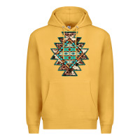Mustard cowhide leopard gemstone aztec Premium Hoodie - JahusDesignShop