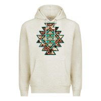 Oatmeal Heather cowhide leopard gemstone aztec Premium Hoodie - JahusDesignShop