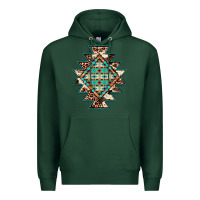 Sports Green cowhide leopard gemstone aztec Premium Hoodie - JahusDesignShop