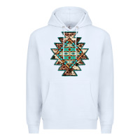 Cowhide Leopard Gemstone Aztec Premium Hoodie | Teevron