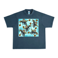Midnight Navy spinosaurus Urban Heavy Tee - Artiststas